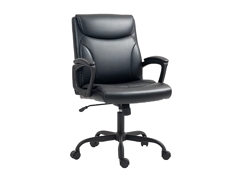 Chaise de bureau manager LORIEL noire