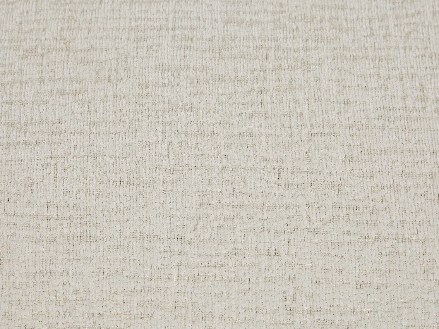 Canapé d'angle droit en tissu chenille beige OVILIO
