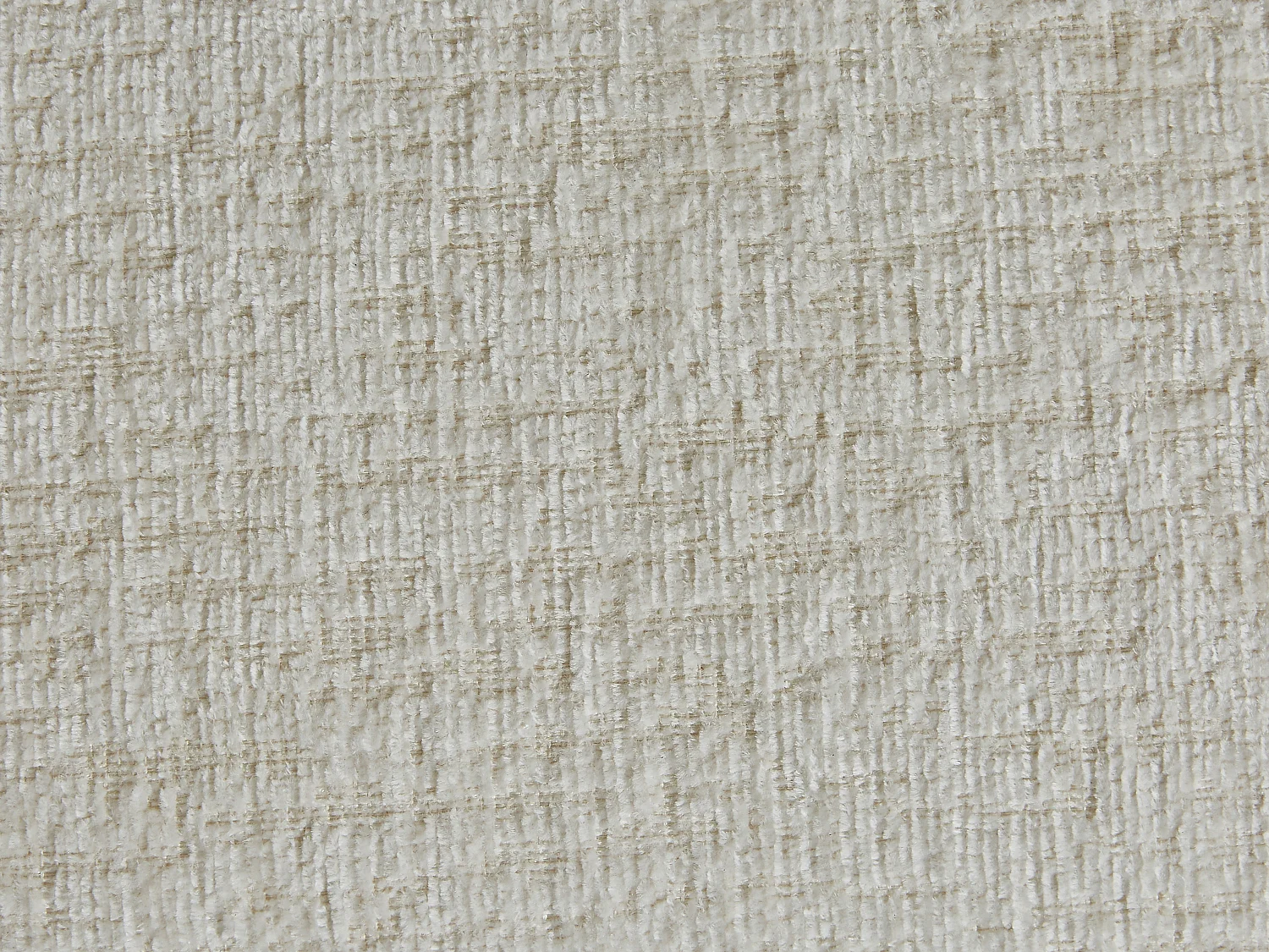 Canapé d'angle en tissu chenille beige OCTAVINE
