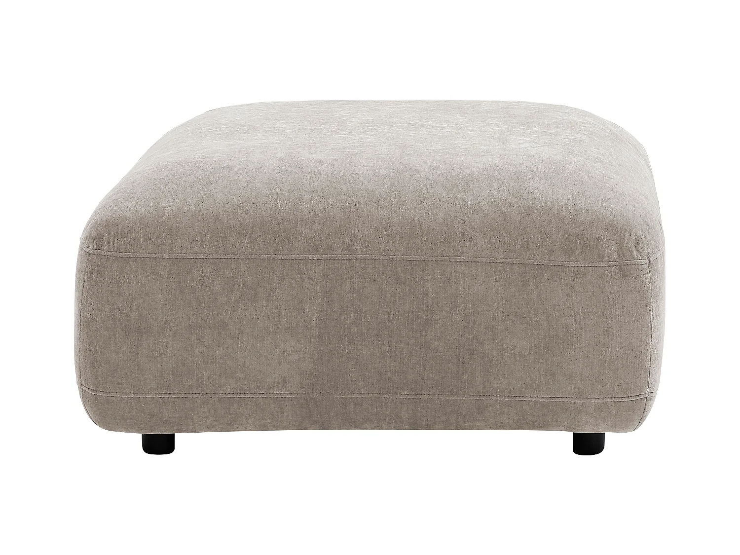 Pouf en tissu beige TINDRALO