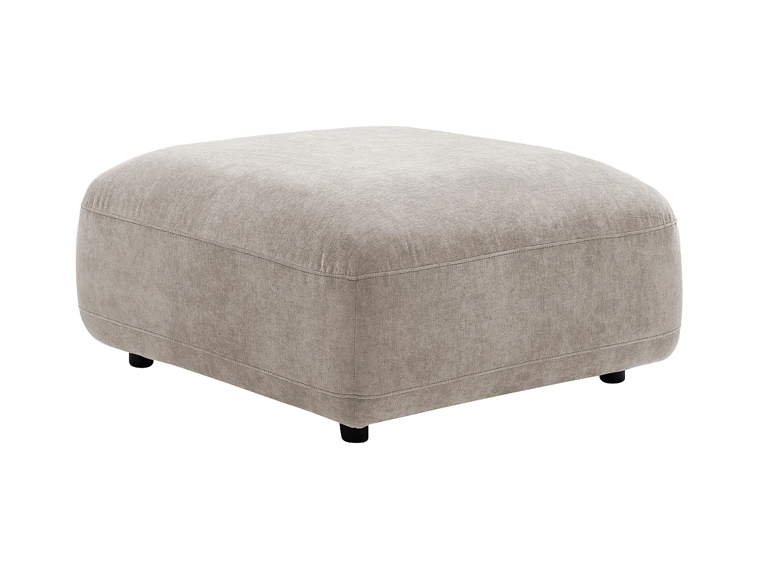 Pouf en tissu beige TINDRALO