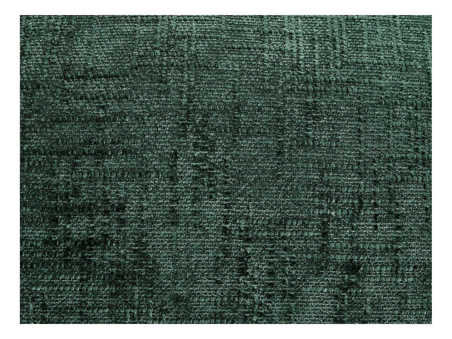 Høyrevendt hjørnesofa i grønt teksturert stoff BENOLA