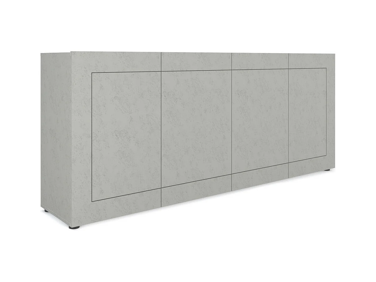 Buffet 4 portes 200x40x83,5 cm Elios cachemire