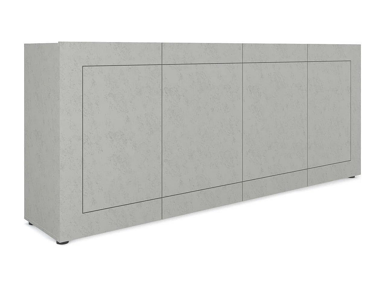 Buffet 4 portes 200x40x83,5 cm Elios cachemire