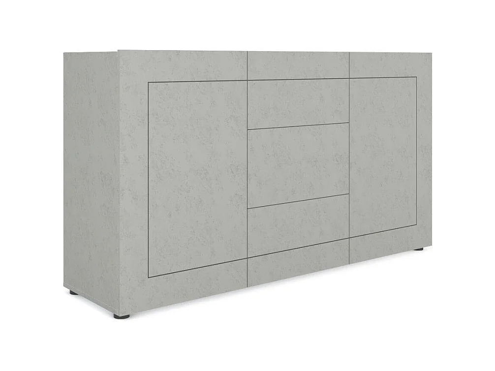 Buffet 2 portes/3 tiroirs 150x40x83,5 cm Elios cachemire