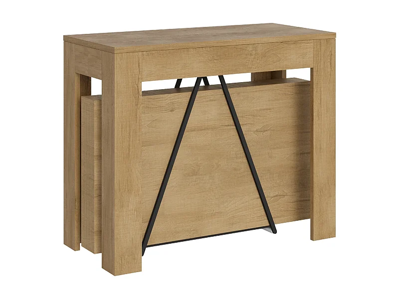 Ausziehbarer Konsolentisch 90x42/302 cm Scicca Eiche Natur