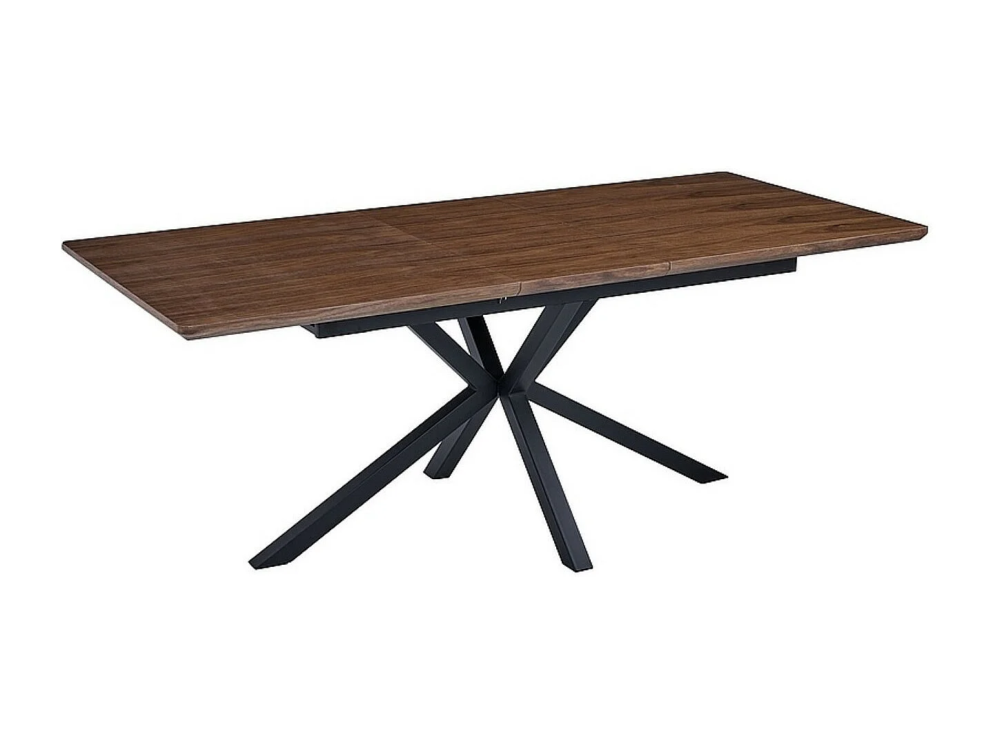 Tavolo da pranzo Tommy allungabile in noce 160-200 cm