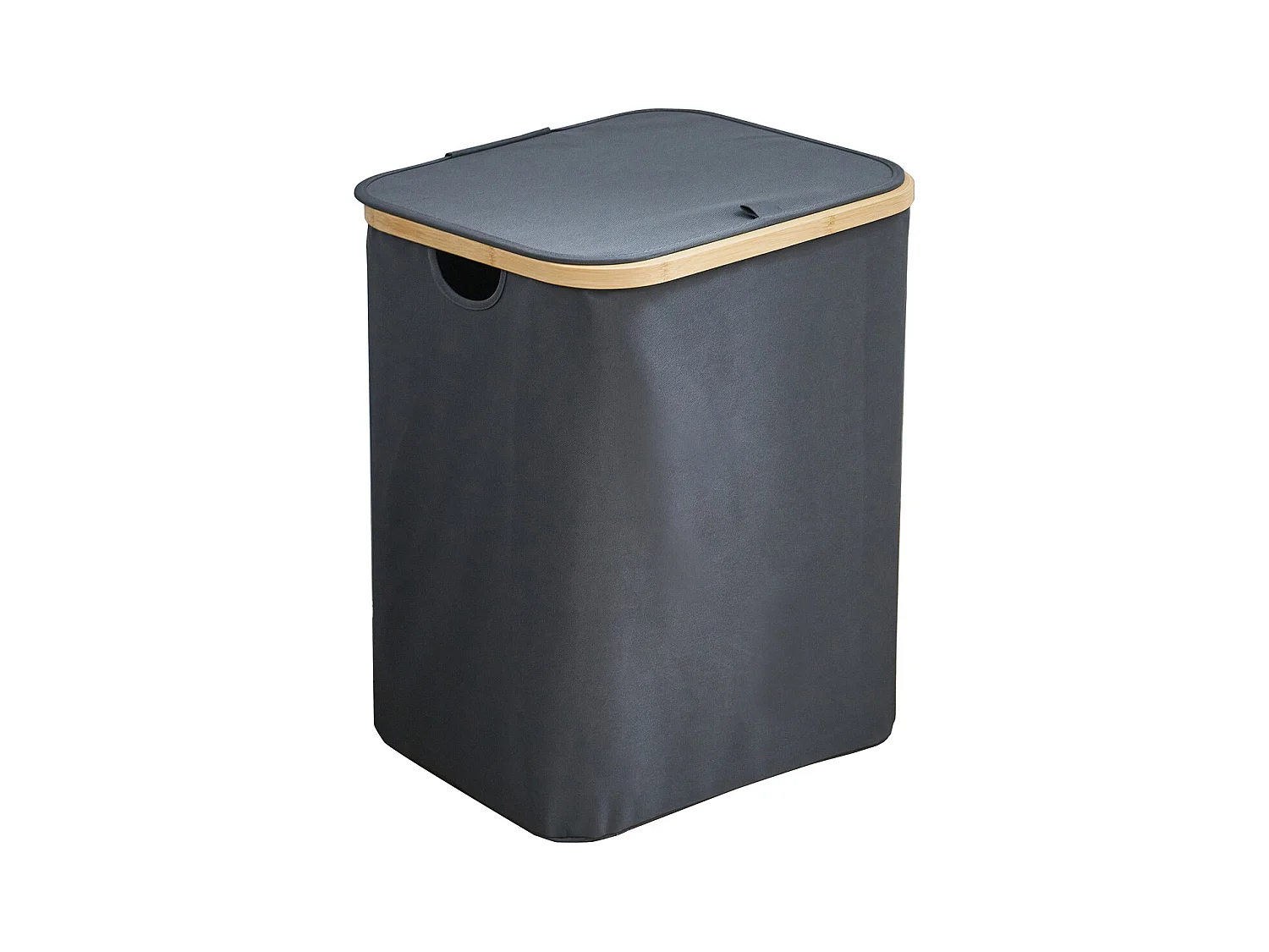 SVITA SADE panier à linge coffre à linge pliable avec couvercle bambou salle de bain chambre