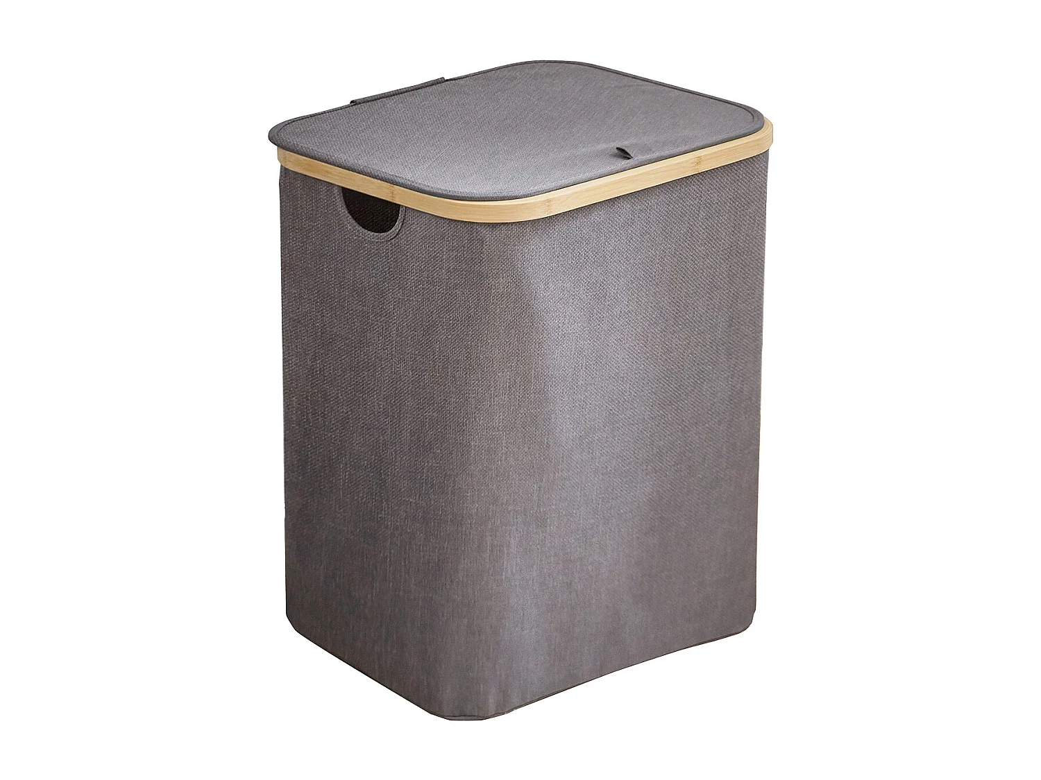 SVITA SADE panier à linge coffre à linge pliable avec couvercle bambou salle de bain chambre