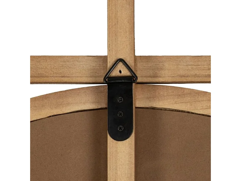 Specchio rotondo di design in legno Diva 100 cm