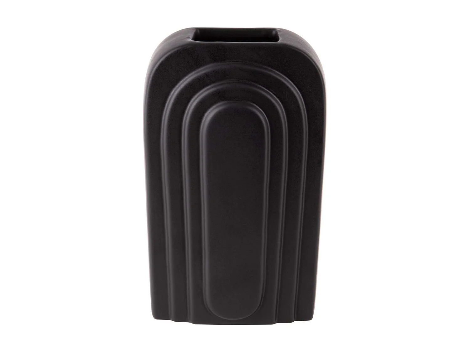 Vase en céramique  noir Arc Grand modèle