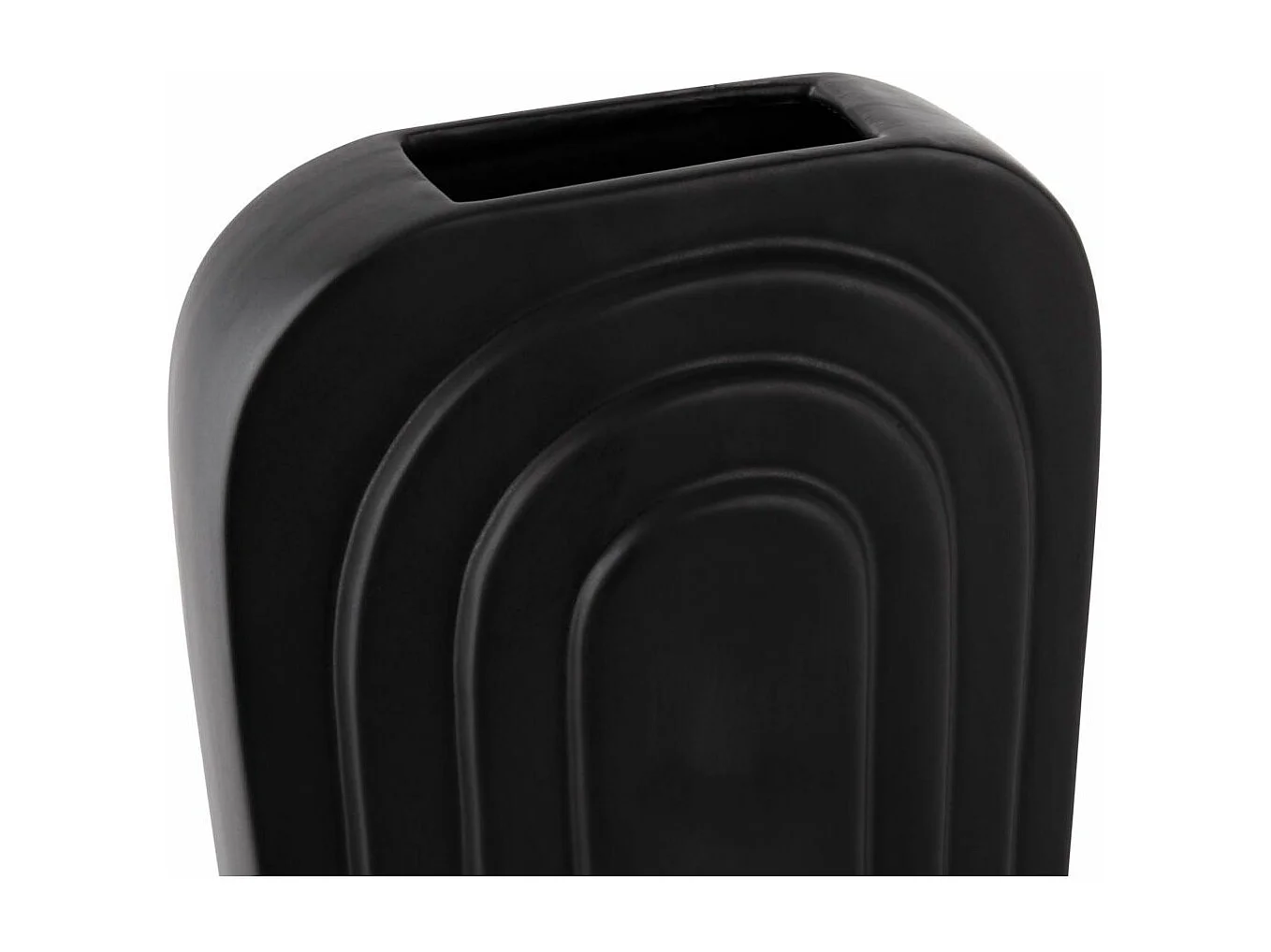 Vase en céramique  noir Arc Grand modèle