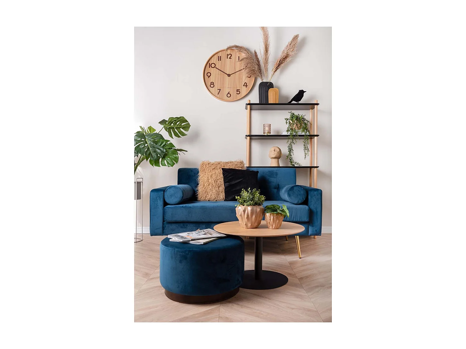 Vase en céramique  noir Arc Grand modèle