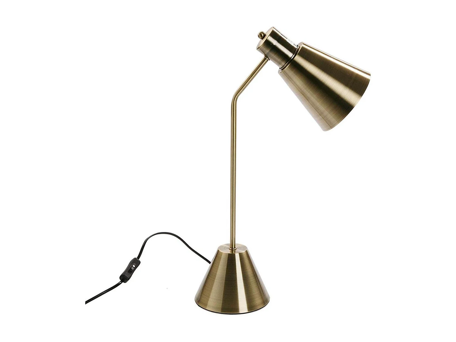 Lampe à poser en métal Cone