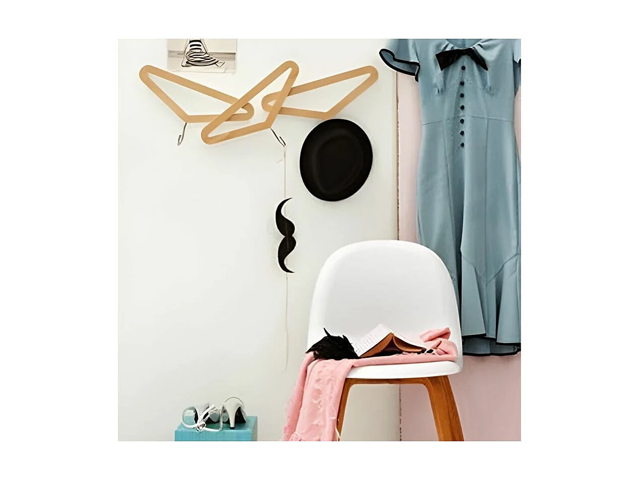 Porte manteaux patère original cintres