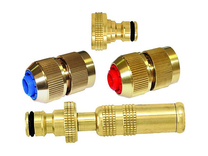 Sourcingmap, adattatore per tubo flessibile in ottone da 8 mm, spinato