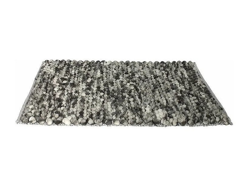 Tapis Déco Grosse Maille "Portland" 120x170cm Gris