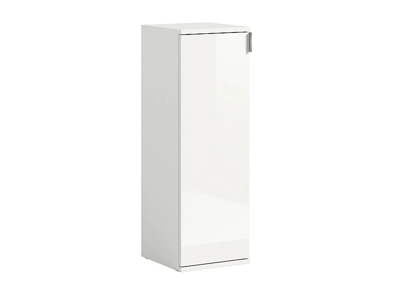 Móvel de Armazenamento BODITE – 1 porta – Branco laqueado – Compacto e moderno