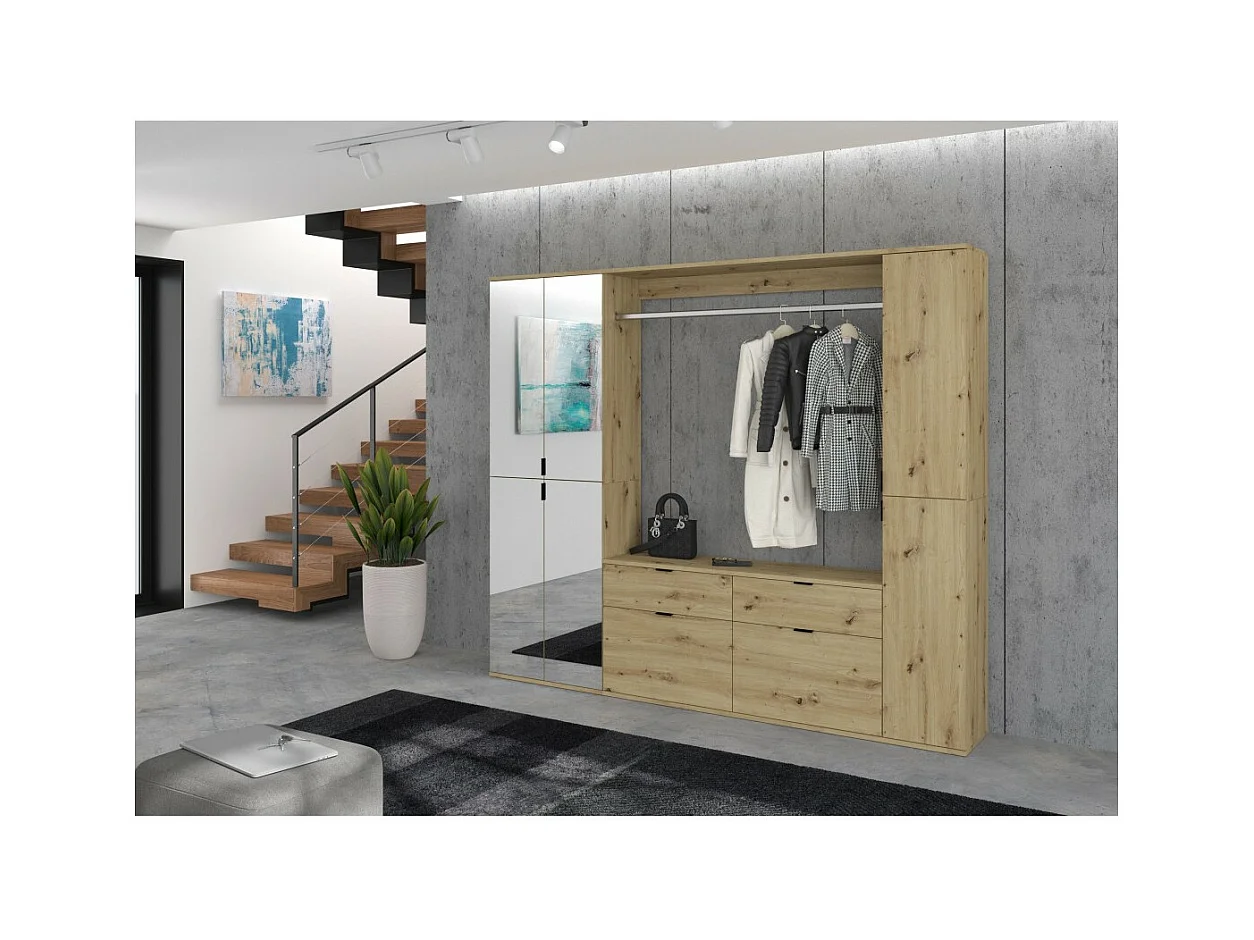 Armário com 2 portas – Carvalho claro – BODITE