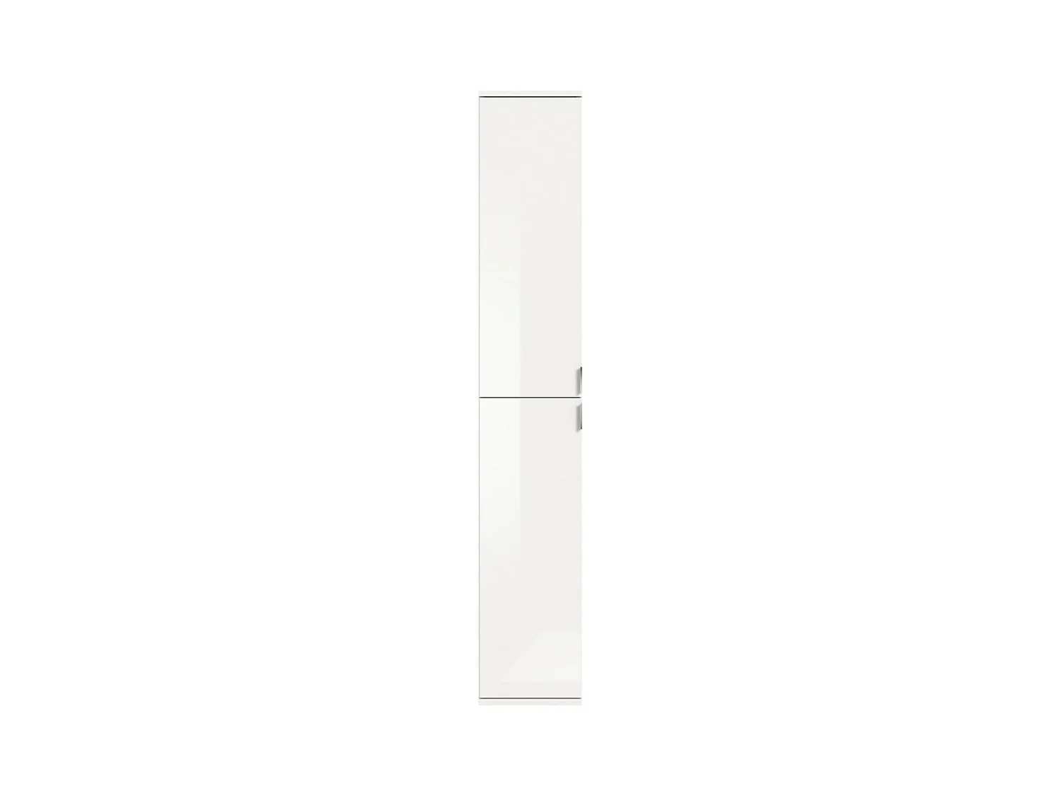 Armoire de rangement BODITE – 2 portes – Blanc laqué – Design moderne et pratique