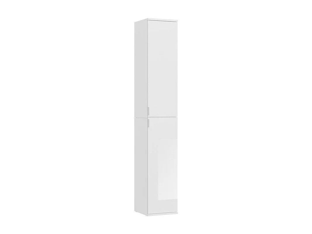 Armário 4 portas BODITE – 2 portas com espelhos – Branco laqueado