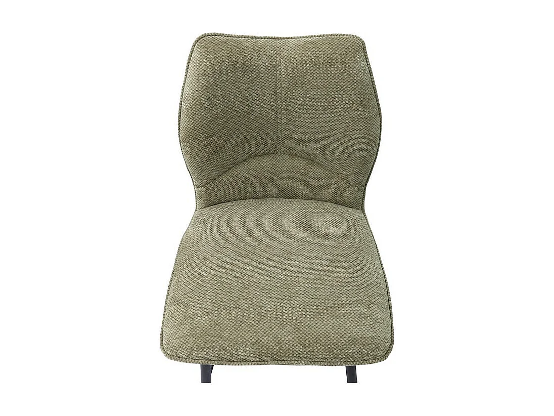 Draaibare barkruk CROFT - Zandbeige stof - Zwarte metalen poten - Hoogte 103 cm - Design/industriële stijl