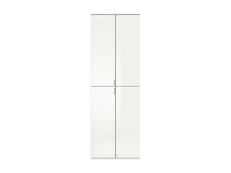 Armario de almacenamiento BODITE – 4 puertas – Blanco lacado – Elegancia y practicidad