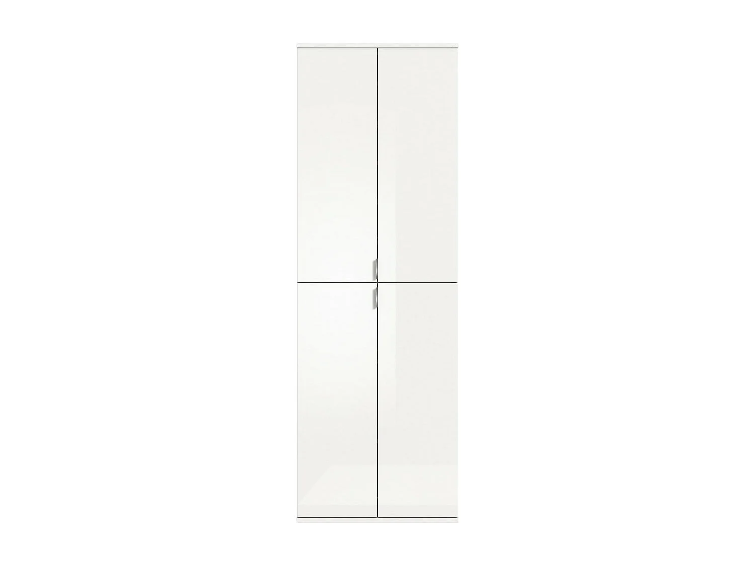 Armario de almacenamiento BODITE – 4 puertas – Blanco lacado – Elegancia y practicidad