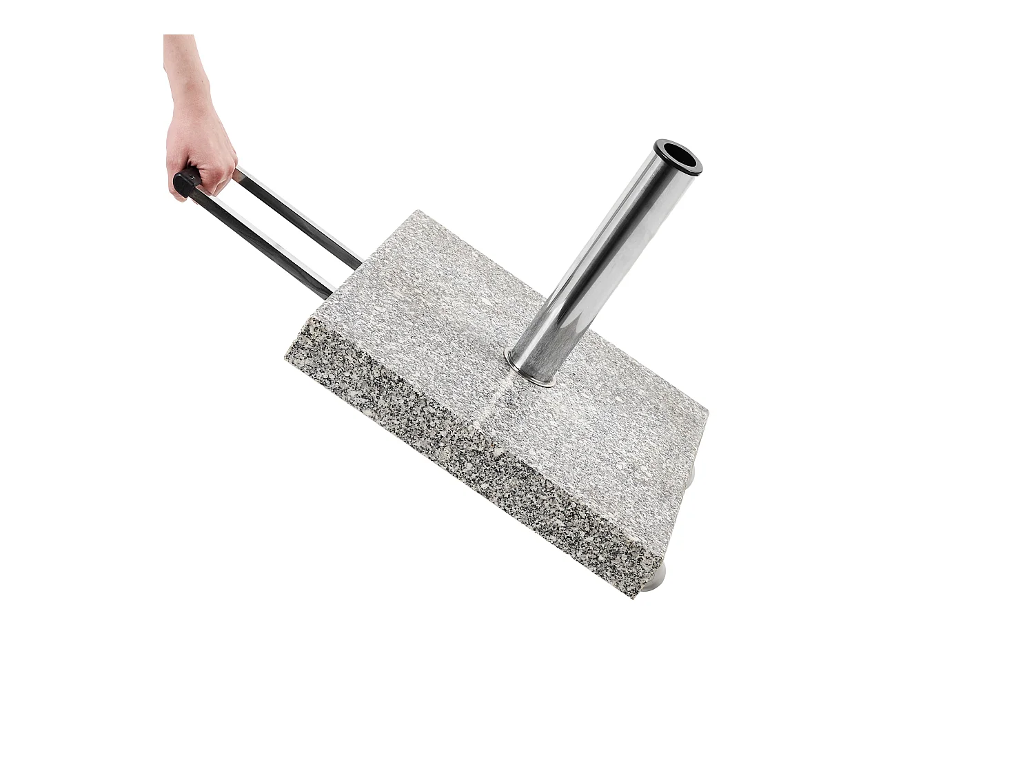 Socle de parasol CERZETO Gris Carré 30 kg