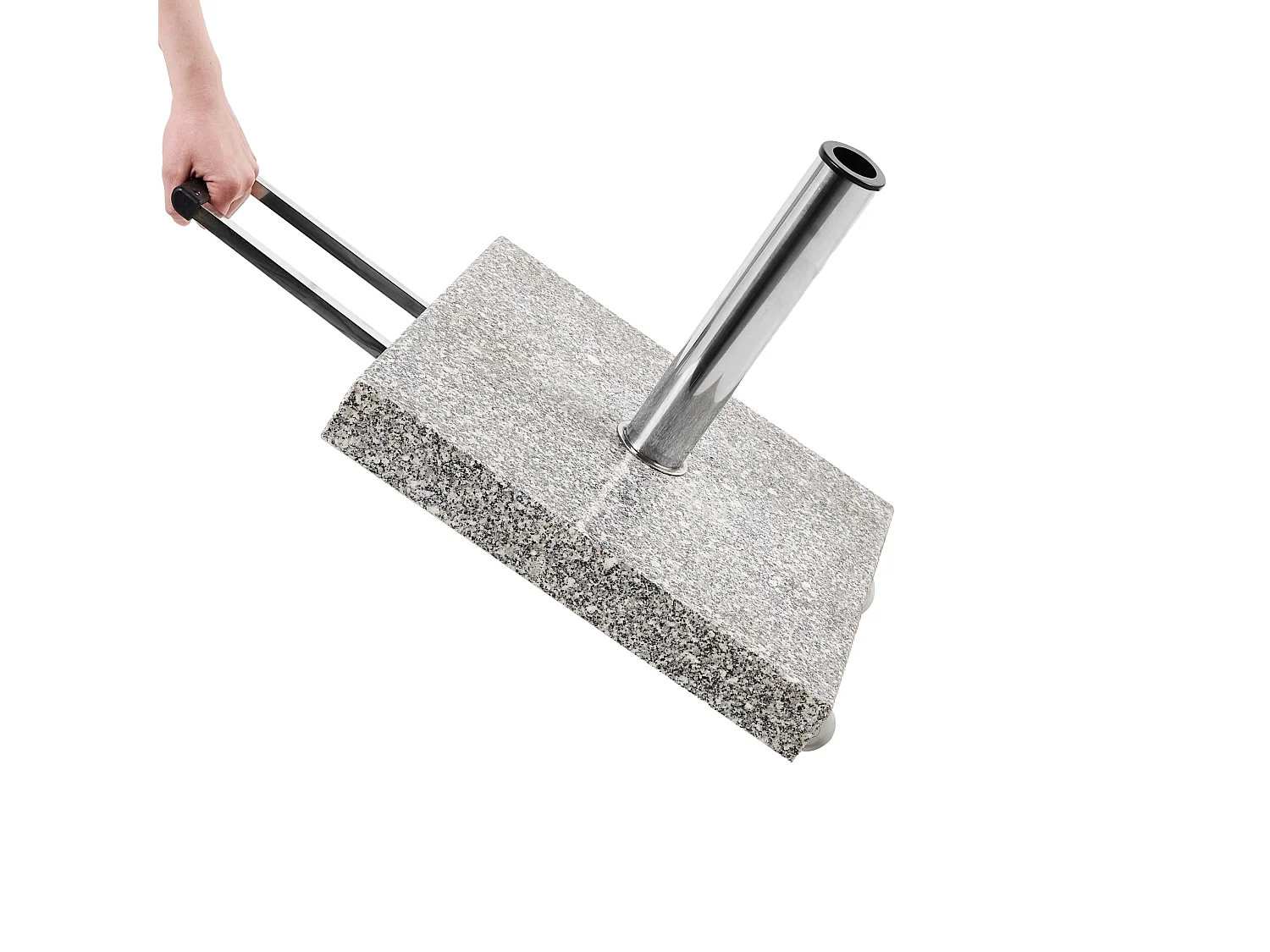 Socle de parasol CERZETO Gris Carré 30 kg