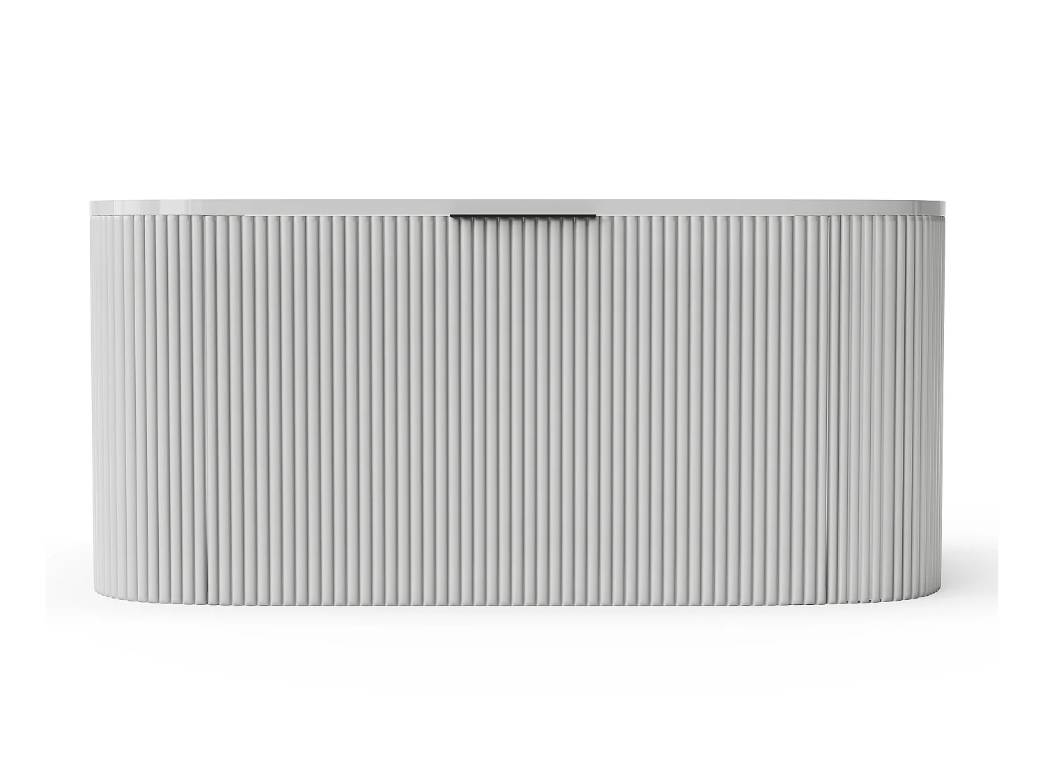 Mueble de baño para lavabo flotante- Blanco mate - 100 cm - LOMERI