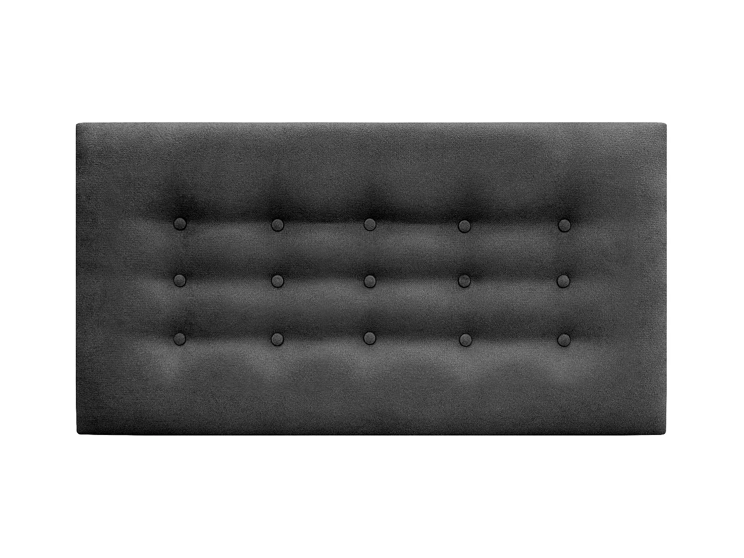 DHOME Kopfteil de Stoff ACUALINE mit 3 Knopfreihen und Beinen gepolstertes luxuriöses Bettkopfteil (Rojo, 95cm)