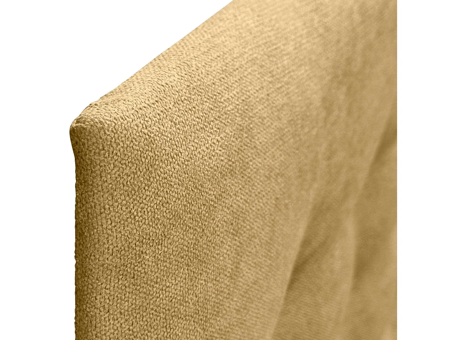 DHOME Cabeceira de Tecido ACUALINE com 3 Fileiras de Botões Cabeceira Estofada Cama de Luxo (Mostarda, 150cm)