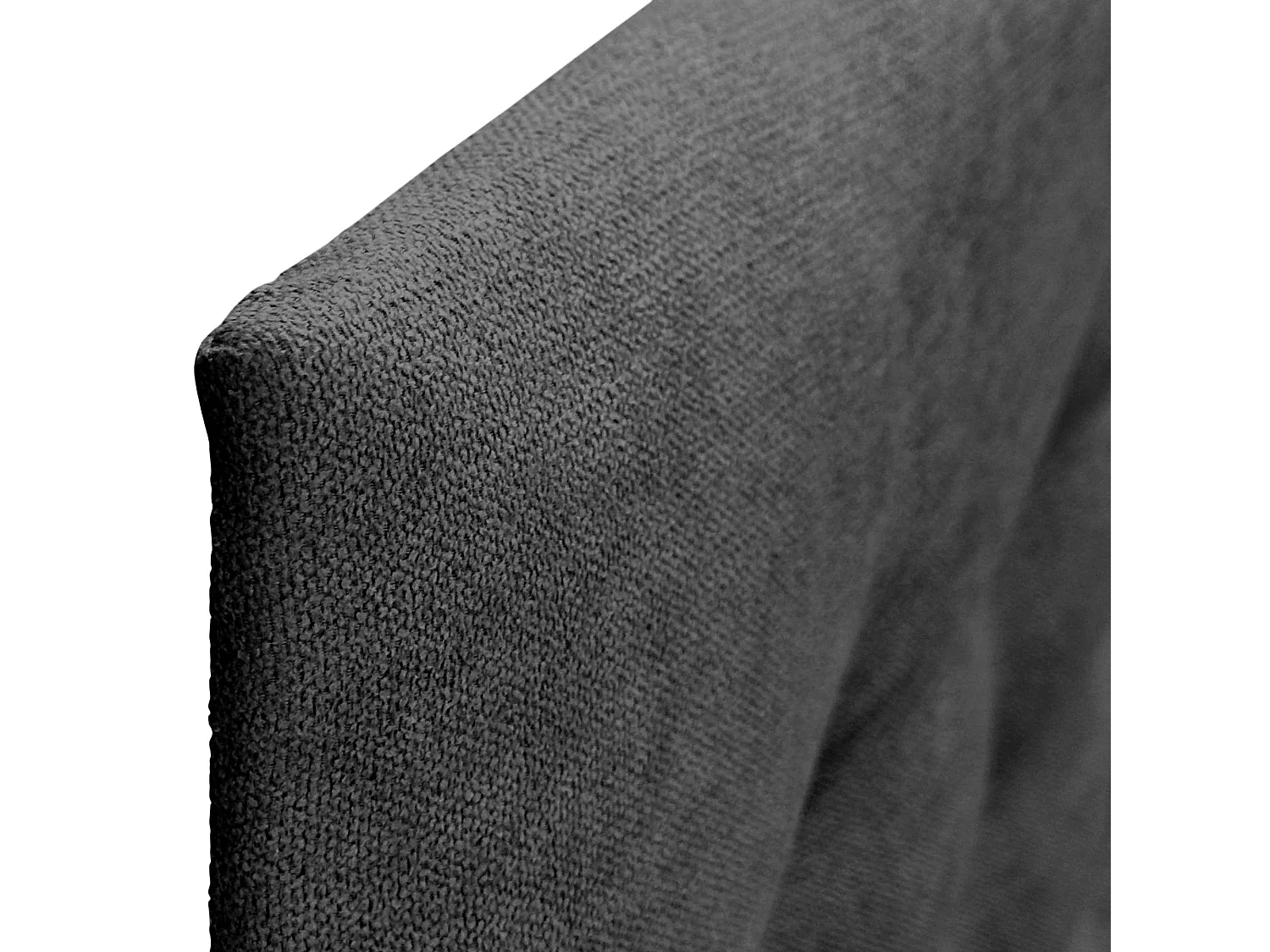 DHOME Tête de Lit en Tissu ACUALINE avec 3 Rangées de Boutons Tête de Lit Capitonnée de Luxe (Noir, 160cm (2 pièces))