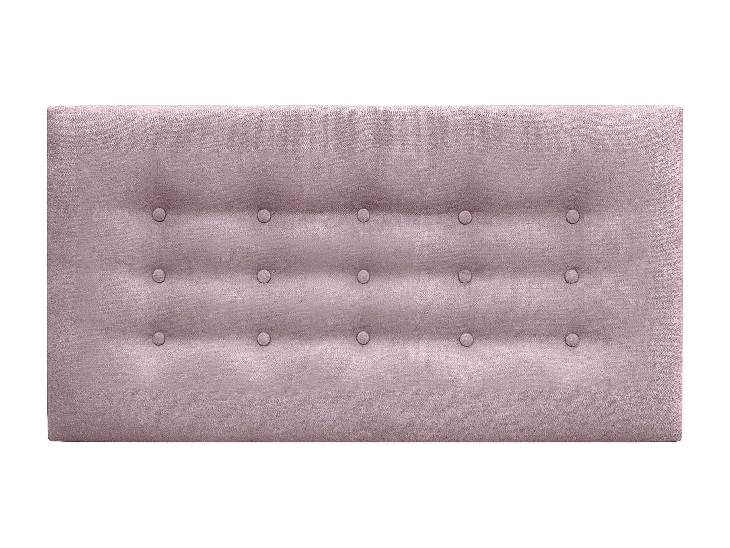 DHOME Tête de Lit en Tissu ACUALINE avec 3 Rangées de Boutons Tête de Lit Capitonnée de Luxe (Rose, 110cm)