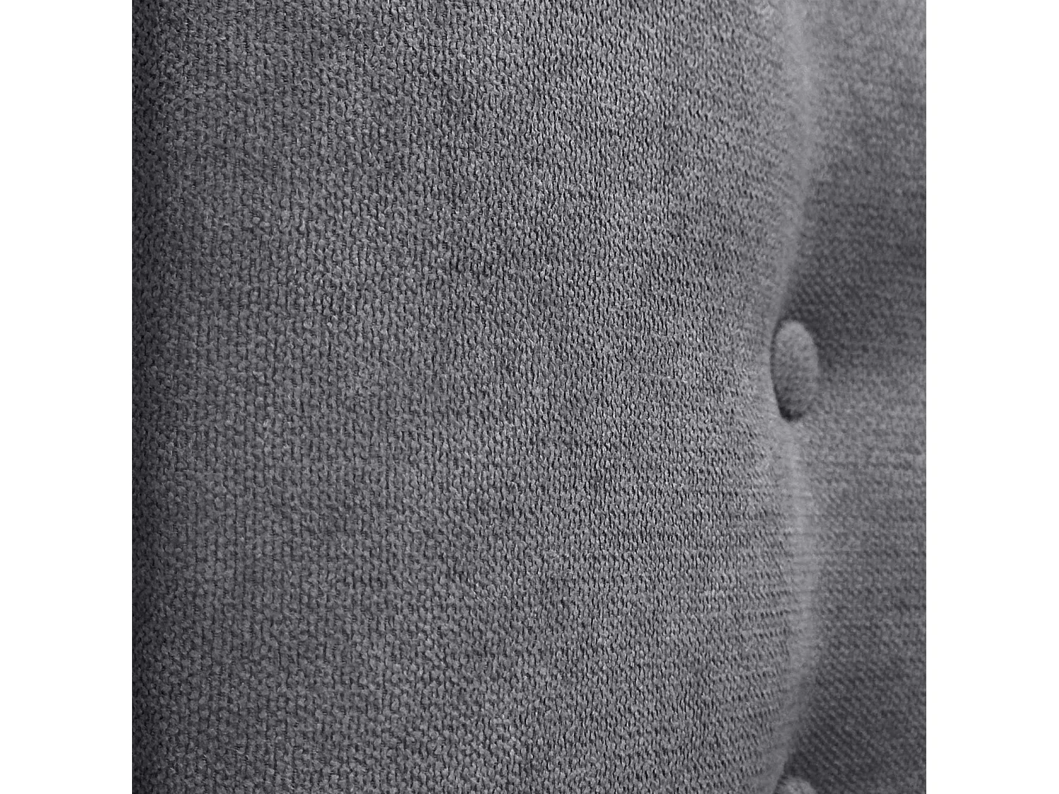 DHOME Testiera de tessuto ACUALINE con 3 file di bottoni e gambe testiera imbottita di lusso per letto (Gris Ceniza, 110cm)