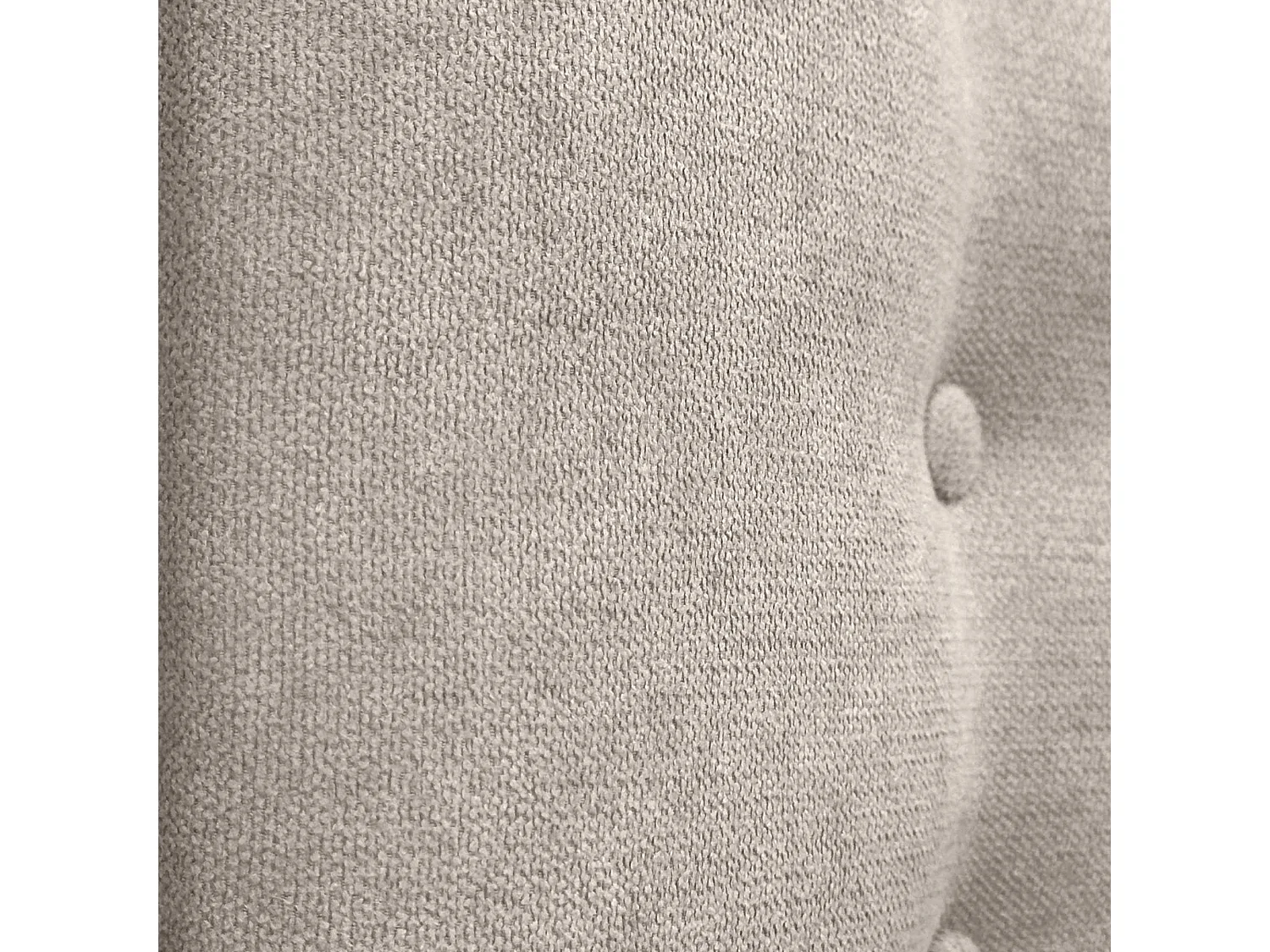 DHOME Tête de Lit en Tissu ACUALINE avec 3 Rangées de Boutons Tête de Lit Capitonnée de Luxe (Beige, 105cm)