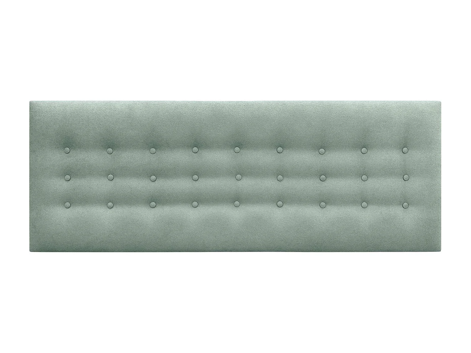 DHOME Tête de Lit en Tissu ACUALINE avec 3 Rangées de Boutons Tête de Lit Capitonnée de Luxe (Vert d’eau, 160cm)