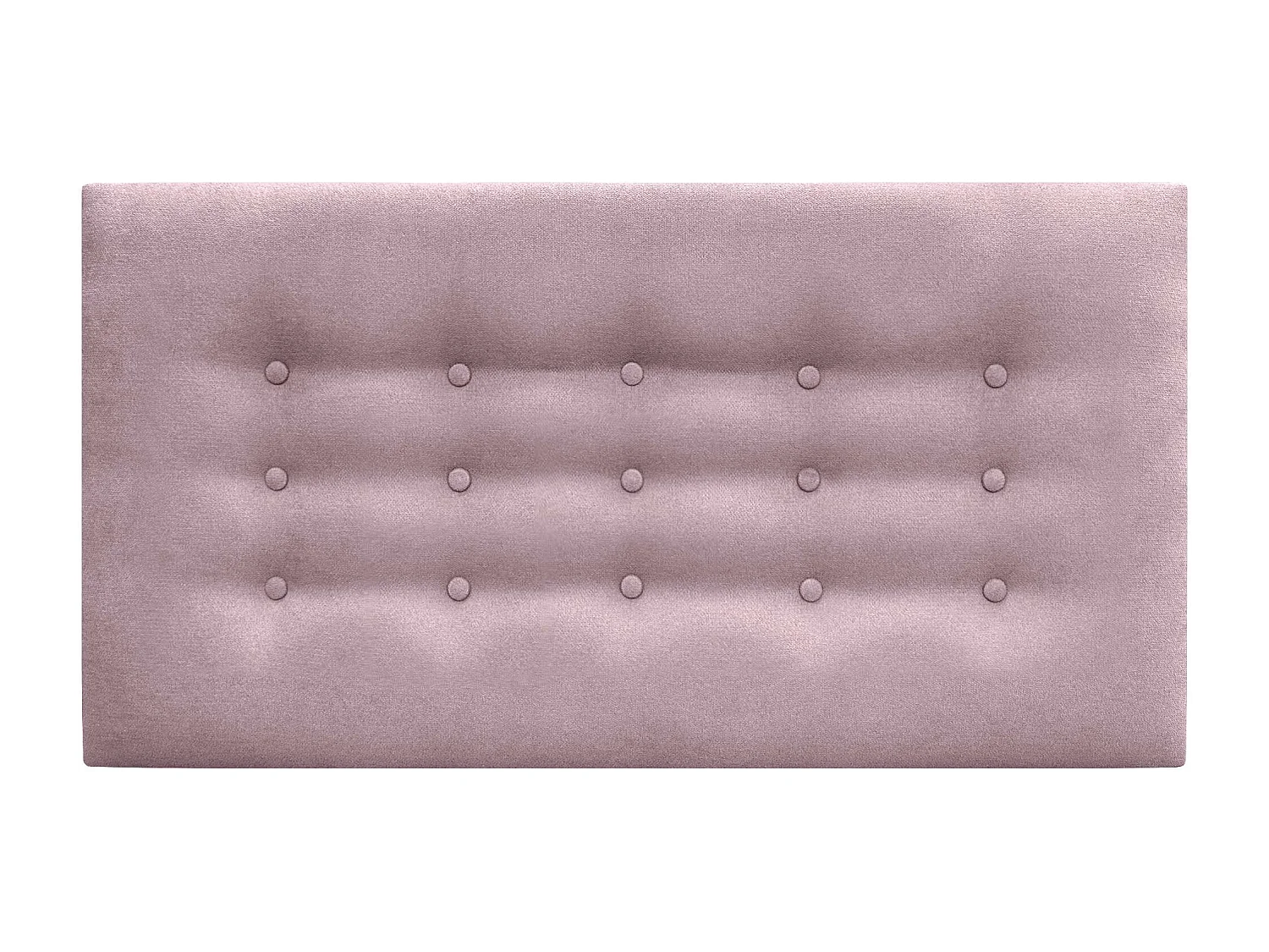 DHOME Kopfteil de Stoff ACUALINE mit 3 Knopfreihen gepolstertes luxuriöses Bettkopfteil (Salmón, 110cm)