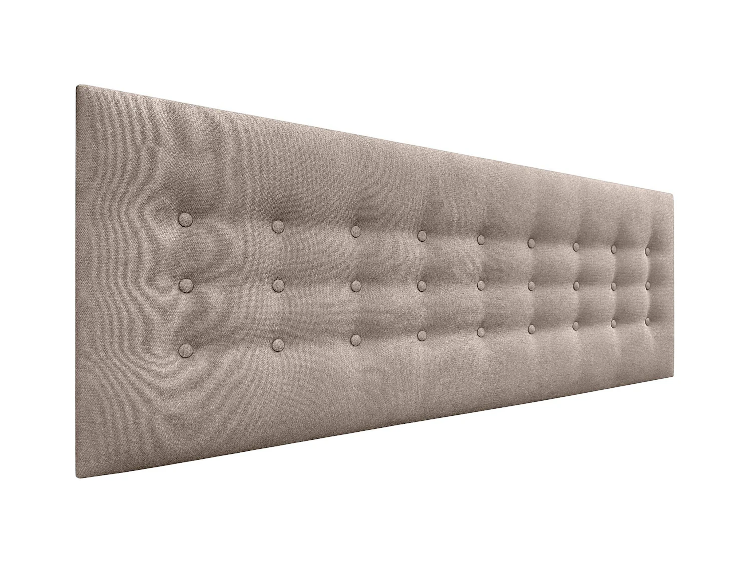 DHOME Testiera de tessuto ACUALINE con 3 file di bottoni e gambe testiera imbottita di lusso per letto (Verde Agua, 135cm)
