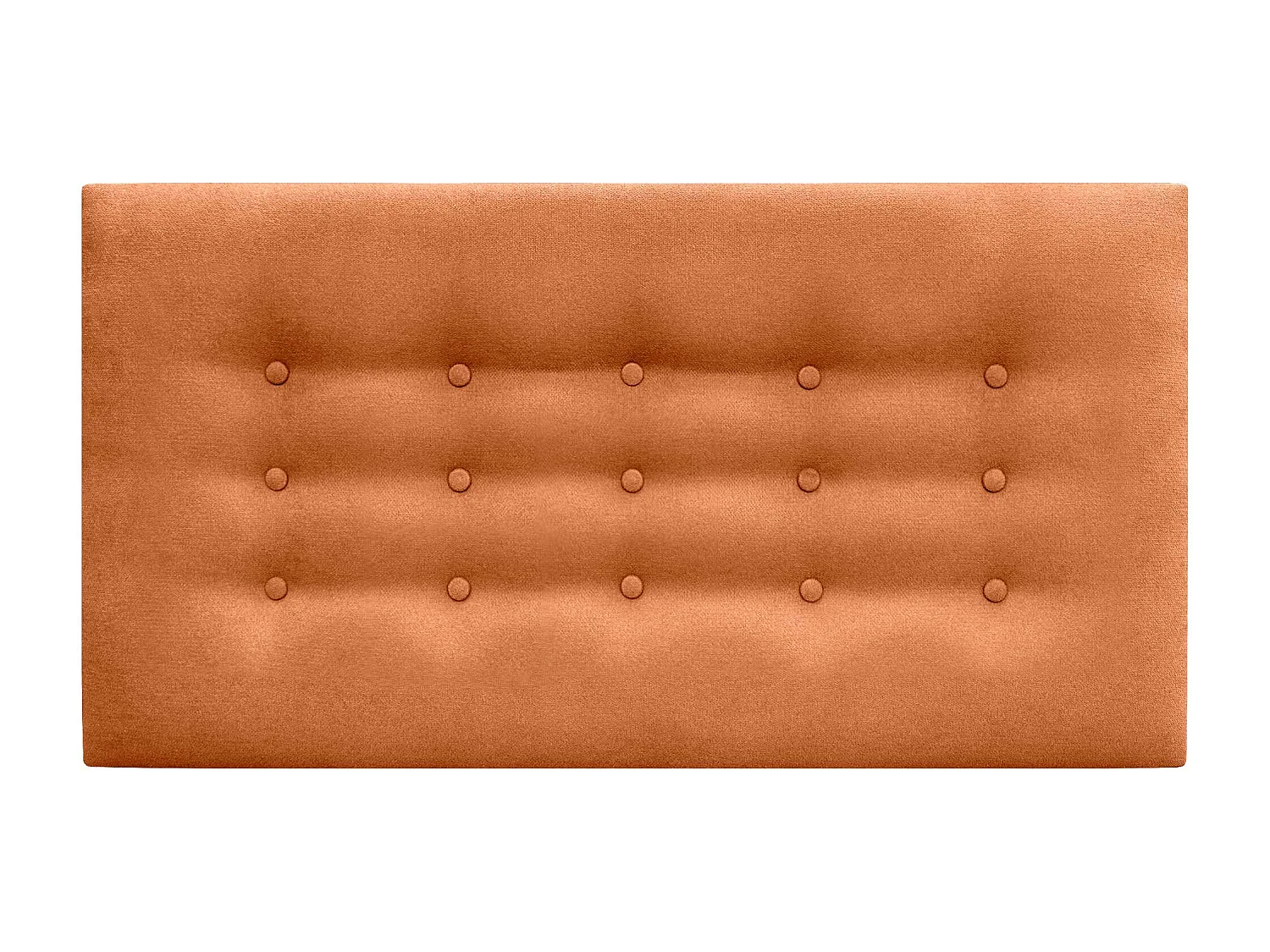 DHOME Kopfteil de Stoff ACUALINE mit 3 Knopfreihen und Beinen gepolstertes luxuriöses Bettkopfteil (Negro, 90cm)