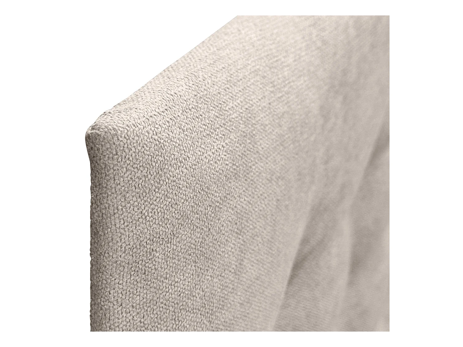 DHOME Testiera in Tessuto ACUALINE con 3 File di Bottoni Testiera Imbottita Letto di Lusso (Beige, 90cm)