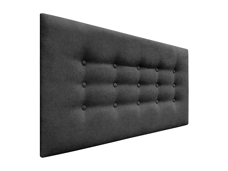 DHOME Kopfteil de Stoff ACUALINE mit 3 Knopfreihen und Beinen gepolstertes luxuriöses Bettkopfteil (Rojo, 105cm)