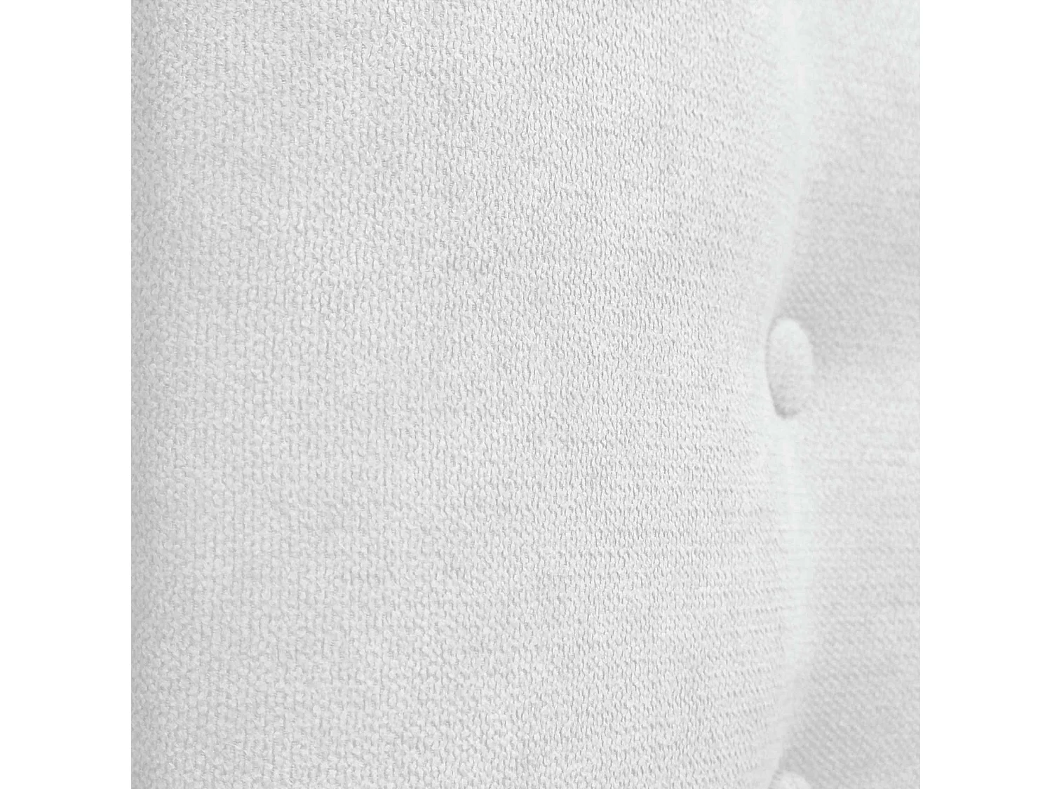 DHOME Kopfteil de Stoff ACUALINE mit 3 Knopfreihen gepolstertes luxuriöses Bettkopfteil (Blanco, 180cm (2 piezas))