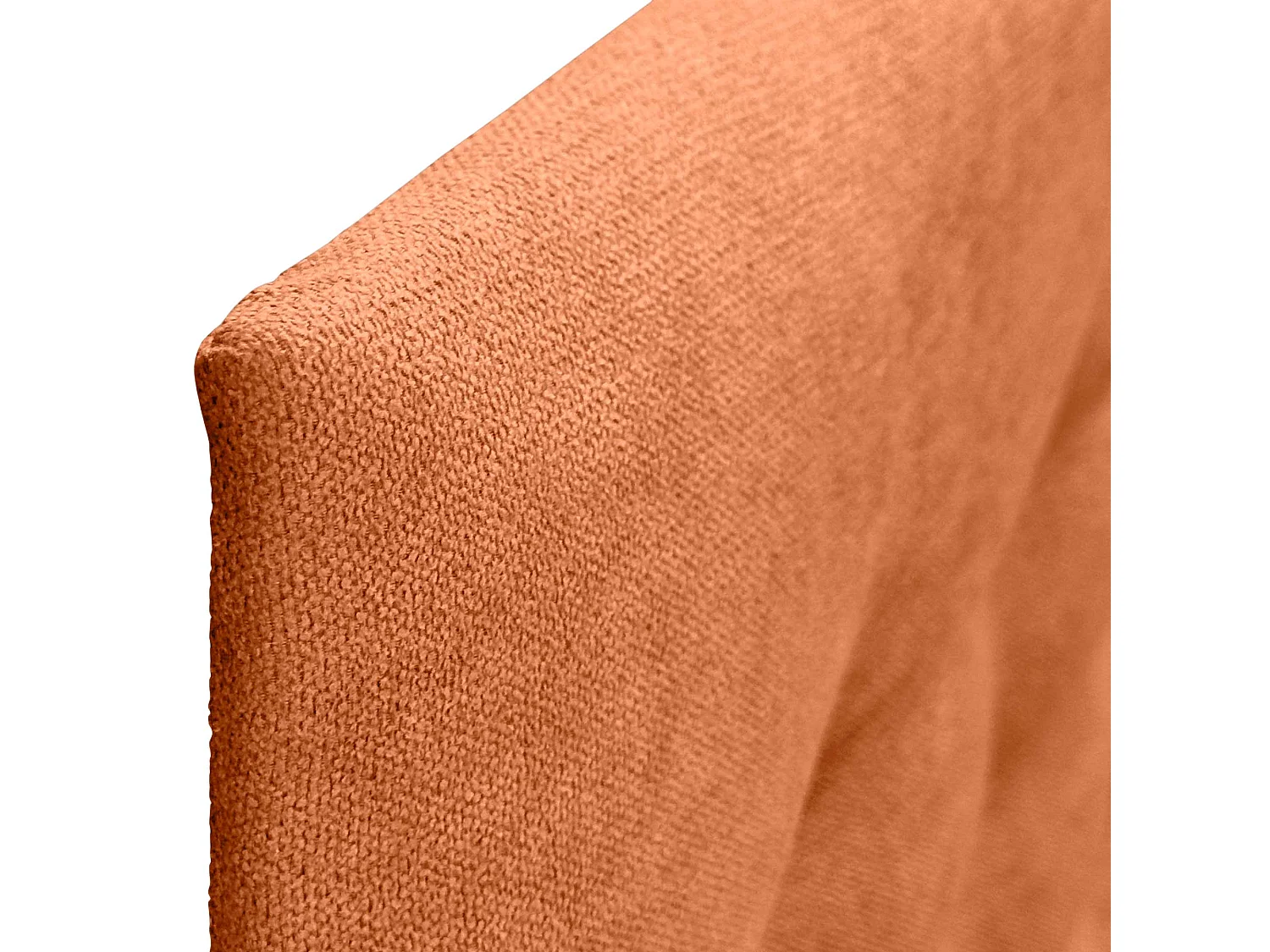 DHOME Tête de lit de tissu ACUALINE avec 3 rangées de boutons et pieds tête de lit capitonnée de luxe pour lit (Negro, 110cm)