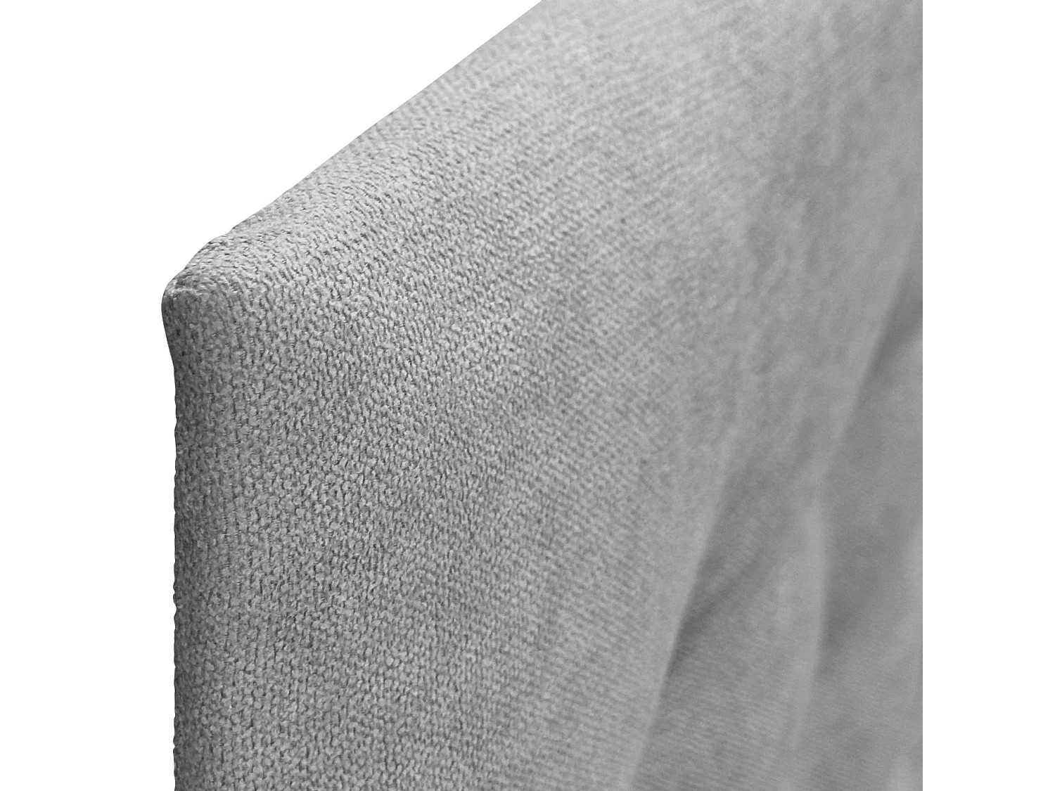 DHOME Tête de Lit en Tissu ACUALINE avec 3 Rangées de Boutons Tête de Lit Capitonnée de Luxe (Gris, 90cm)