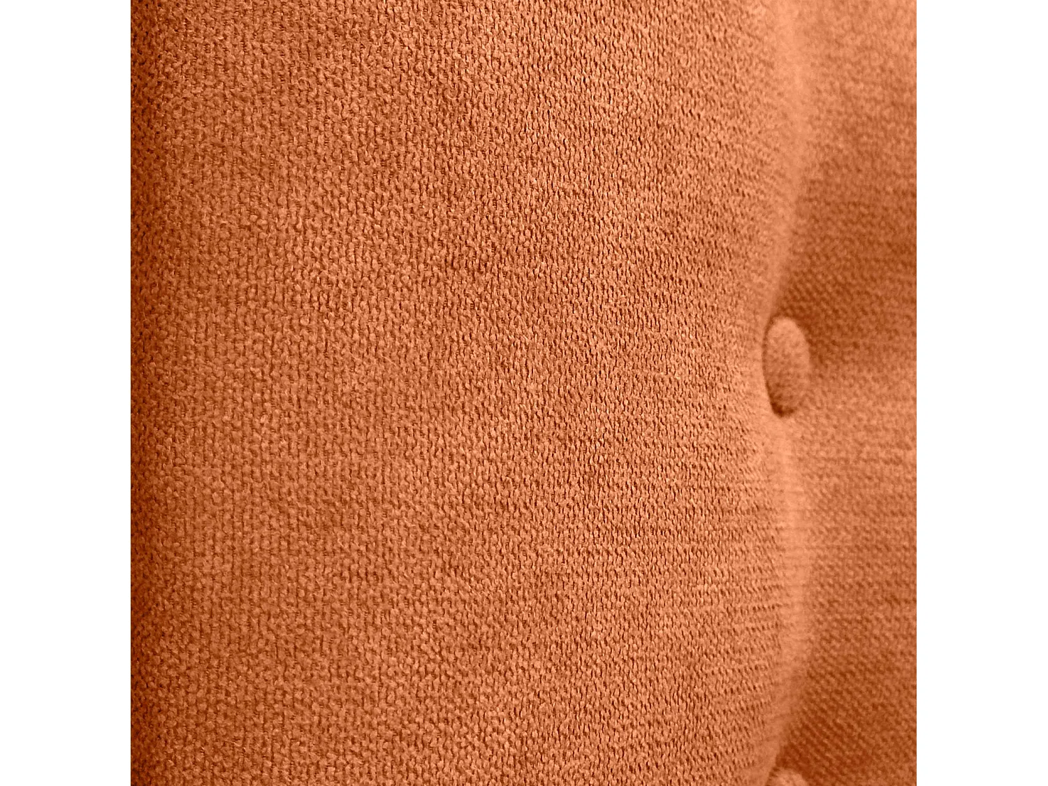 DHOME Tête de lit de tissu ACUALINE avec 3 rangées de boutons et pieds tête de lit capitonnée de luxe pour lit (Negro, 95cm)