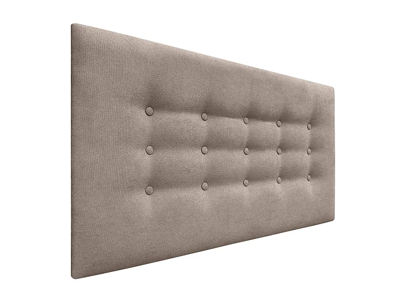 DHOME Tête de lit de tissu ACUALINE avec 3 rangées de boutons et pieds tête de lit capitonnée de luxe pour lit (Verde Agua, 105cm)