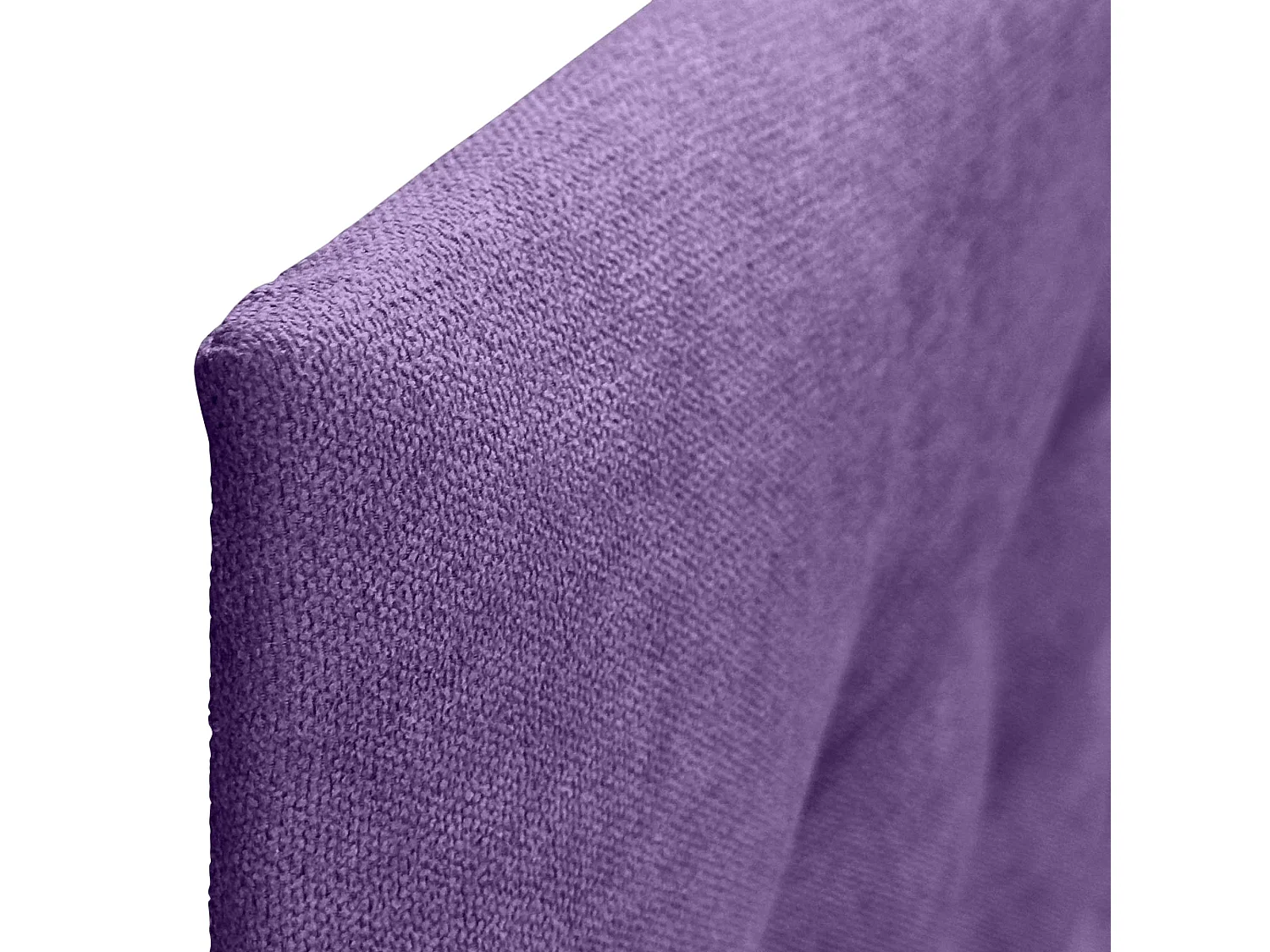 DHOME Tête de lit de tissu ACUALINE avec 3 rangées de boutons et pieds tête de lit capitonnée de luxe pour lit (Lila, 90cm)