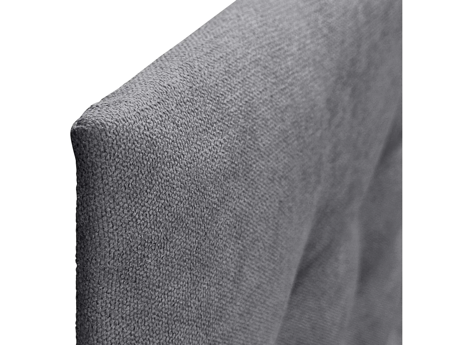 DHOME Kopfteil de Stoff ACUALINE mit 3 Knopfreihen gepolstertes luxuriöses Bettkopfteil (Gris Ceniza, 95cm)